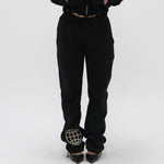 CADETTE Sweatpants Black/Camo (*Long Length)