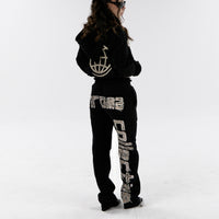 CADETTE Full Tracksuit Set (Black/Camo)