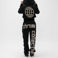 CADETTE Full Tracksuit Set (Black/Camo)