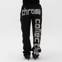 CADETTE Sweatpants Black/Camo (*Long Length)