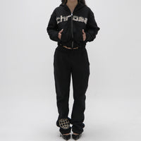 CADETTE Full Tracksuit Set (Black/Camo)